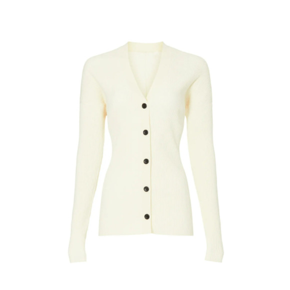 A.L.C. Ellen Sweater Cardigan Off White XL - Picture 4 of 16